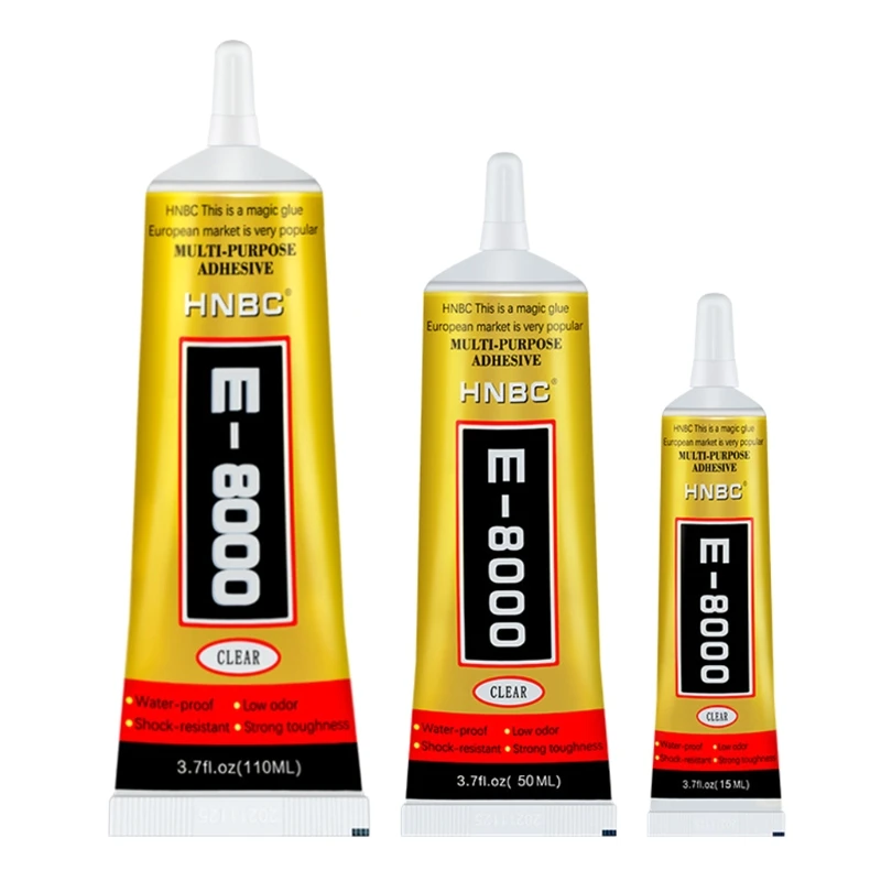 

Multi Purpose Glue E8000 Glue Instant Adhesive 15ML/55ML/110ML Curing Time 12-24 hs for sticking Metal Rubber top quality