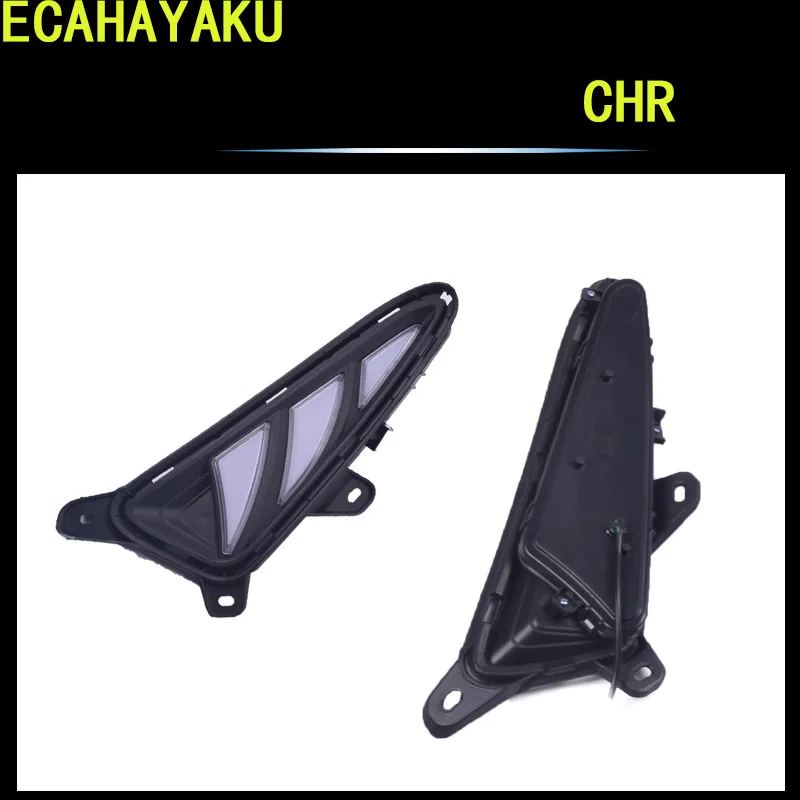 Переднего бампера сигнальные желтый мигающий светодиодный Габаритные огни 12V