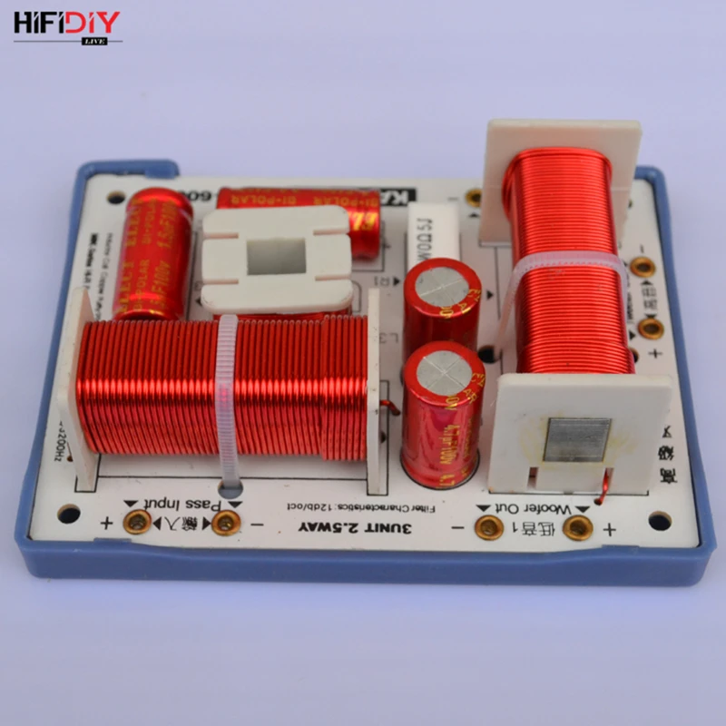 HIFIDIY LIVE MK-600C 2.5/3 Way 3 speaker Unit (Tweeter +mid-bass +bass)HiFi Speakers audio Frequency Divider Crossover Filters |