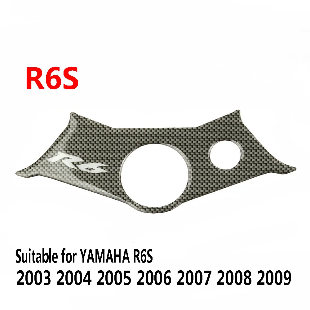 

Triple Tree Top Clamp Front Upper Sticker for YAMAHA YZF600 R6 R6S 2007 2008 2009 Handle Decal Pad Crown Protection Applique