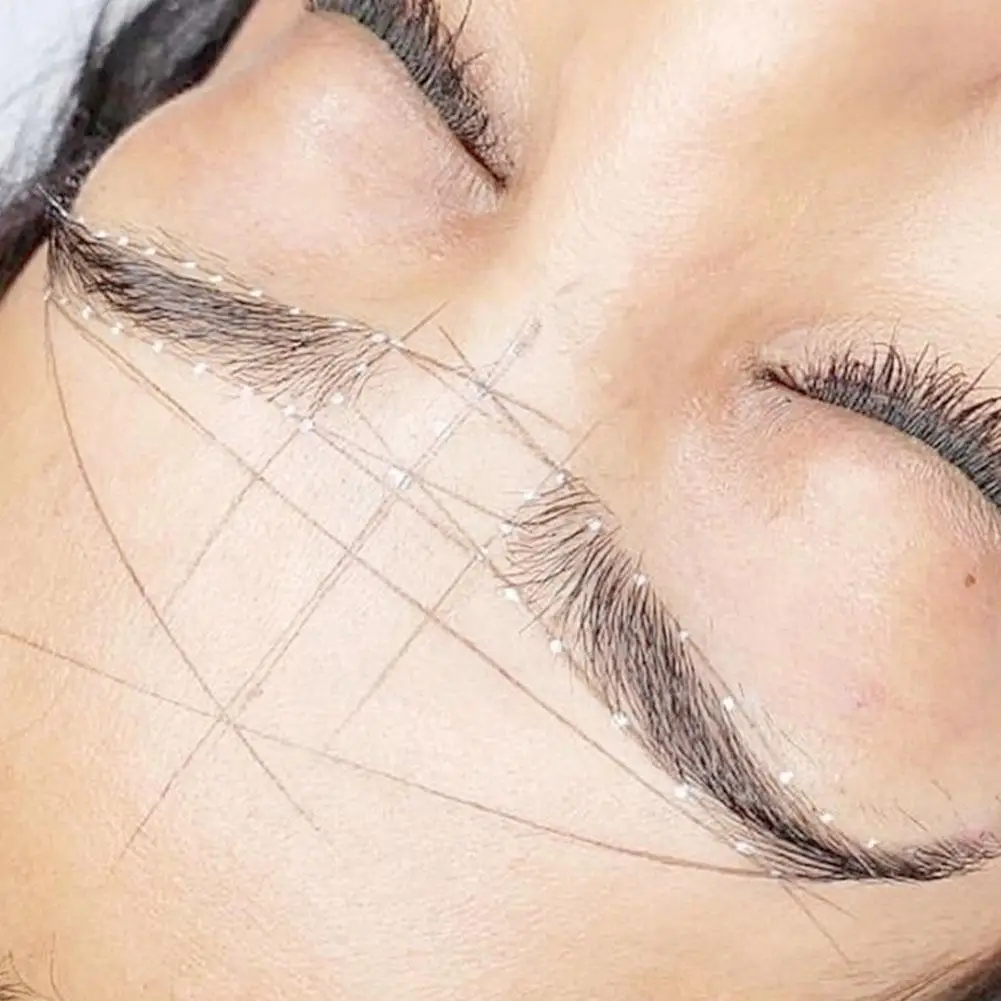 

10m Tattoo thread Eyebrow Marker thread Tattoo Brows makeup Eyebrow Thread Brow String Pre Inked Pre-Inked Point Mapping Ta E8U2