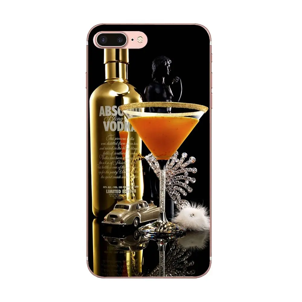 Art Luxury glass of wine Phone Case Alcohol Drinking Vodka For Apple iPhone X XS Max XR 4 4S 5 5C 5S SE 6 6S 7 8 Plus | Мобильные