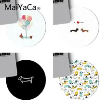MaiYaCa Animals Dogs Dachshund Keyboard Gaming MousePads gaming Mouse pad For PC Laptop Notebook 20x20cm gamer desk pad