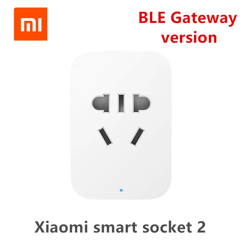 Xiaomi Mi Smart WiFi Socket 2 Plug bluetooth gateway Version Remote Control Work With Xiaomi Smart Home  Mijia Mi home APP