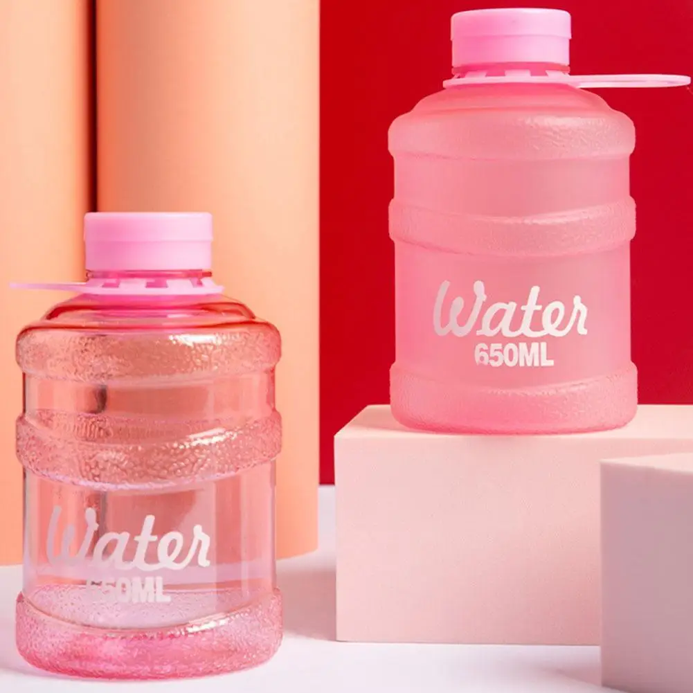 

Fruit Tea Cup Creative Mini Move Plastic Bucket Cup Portable Water Bottle Drop-Resistant Trend Student Cup Coffee Cup