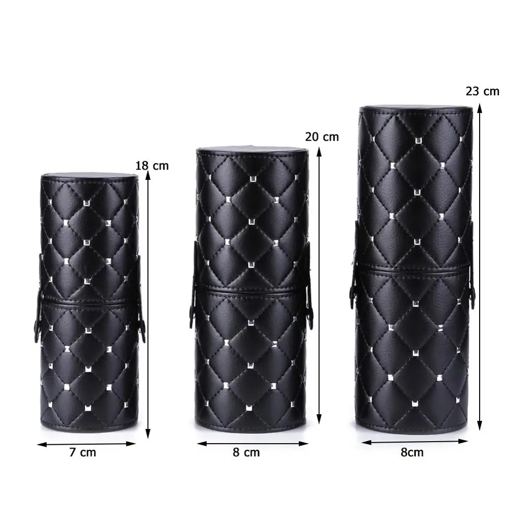 Модный держатель для кистей макияжа чехол из искусственной кожи путешествий