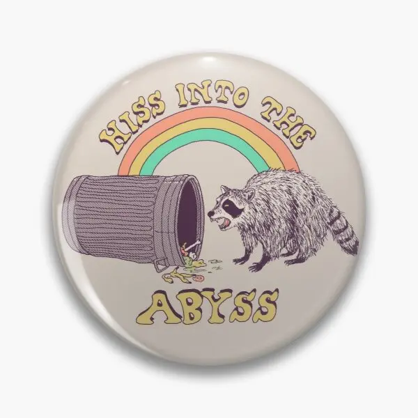 

Hiss Into The Abyss Customizable Soft Button Pin Women Badge Jewelry Creative Clothes Lapel Pin Fashion Collar Cute Decor Funny