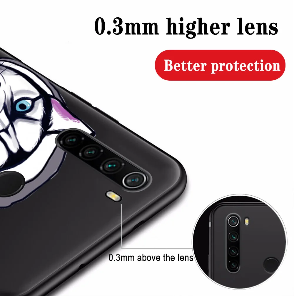 

Cute Giraffe Phone Case for Xiaomi Redmi Note 10 9 8 7 6 9A 8A 8T Pro Mi 10 9 8 9T Pro SE Poco X3 F1 Soft Black Cover Funda Capa