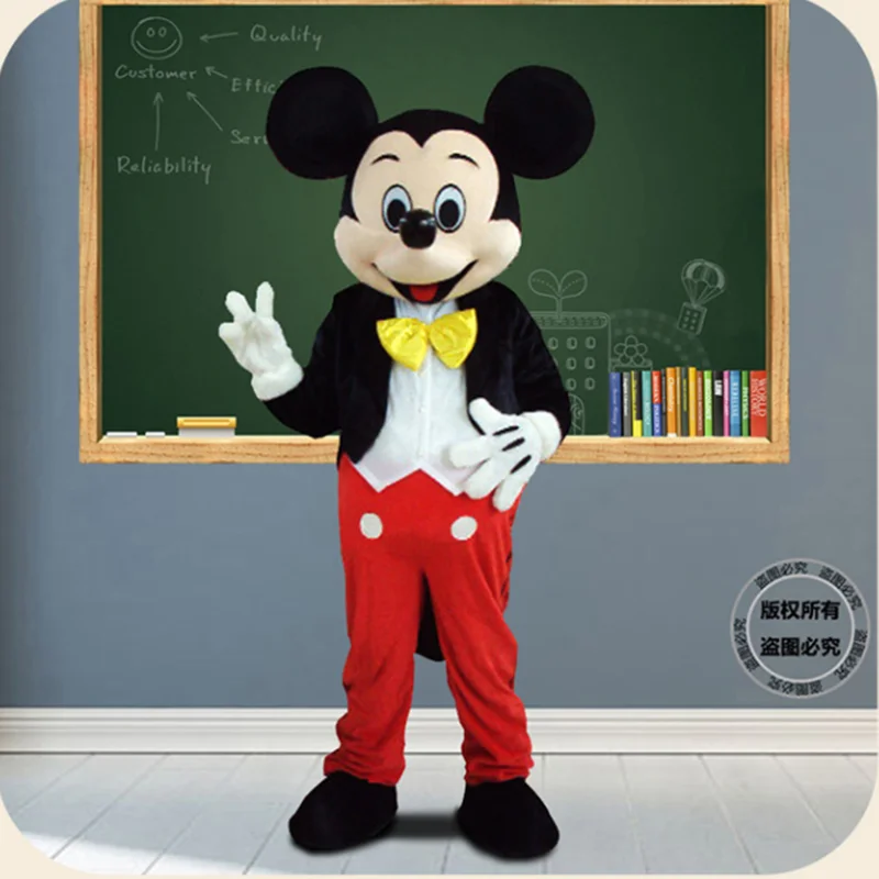 

Christmas Mickey Mouse cartoon costume cartoon doll costume walking puppet props costume cartoon doll costume Mickey Minnie cart