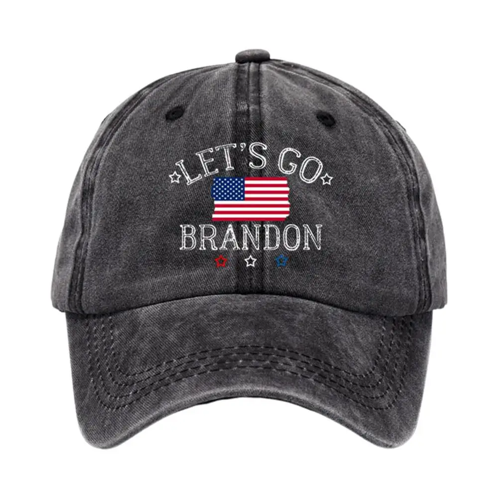 

Baseball Cap Let's Go Brandon Unisex Baseball Hat Classic Retro Cowboy Hat Adjustable and Washable Wonderful Choice for Look