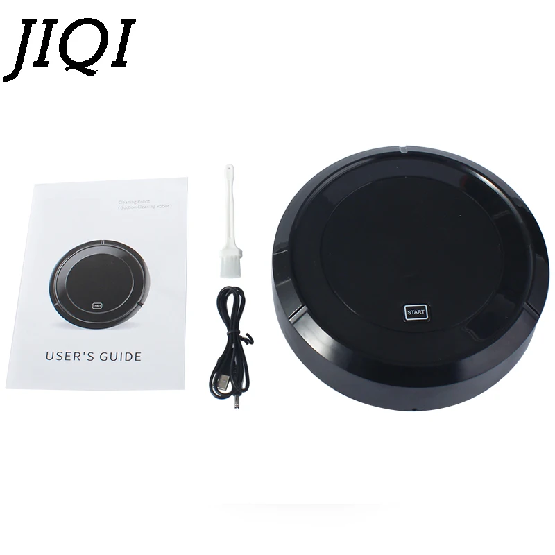 Перезаряжаемый USB пылесос JIQI автоматическое всасывание пола робот машина для