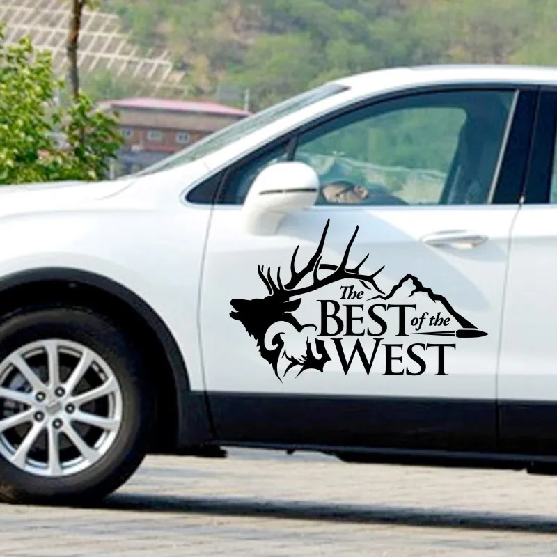 Охота Бак Коза наклейка клубный стикер полый Охотник окна автомобиля виниловая