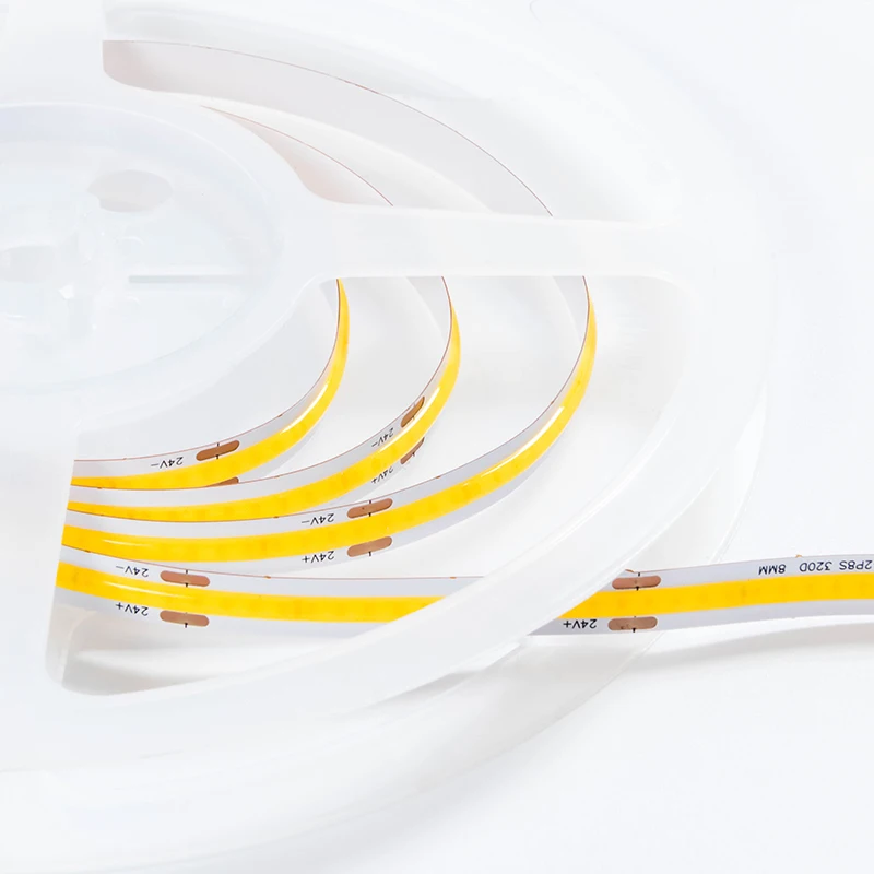 FCOB Led Lights for Bedroo 480leds/M DC24V Flexible Light Strip Warm White Cool Strips | Лампы и освещение
