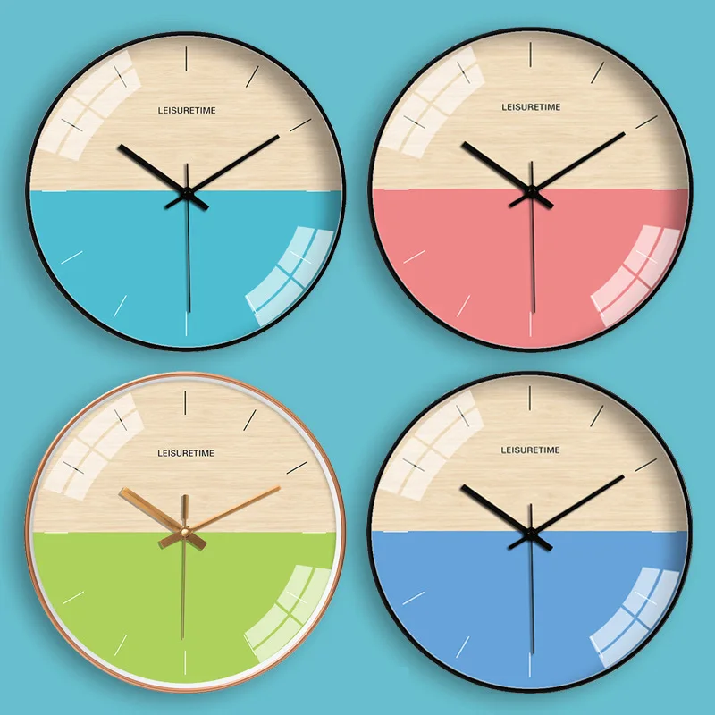 

[12"30CM "] Living Room Creative Wall Clock Simple Modern Clock Bedroom Quartz Wall Clock Wall Clock