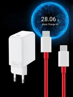 original oneplus charger fast warp charger 65w eu adapter type c to type c cable for oneplus 9 pro 9r 8t 8 pro 7t pro nord 10