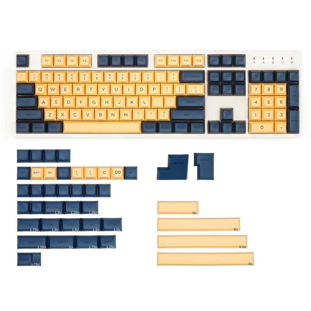 Колпачки для механической игровой клавиатуры Cherry Mx 145 клавиш | Компьютеры и офис