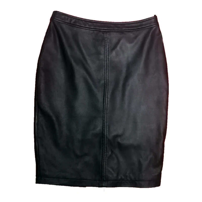 

Saia Longa Promotion Skirts Womens Faldas Mujer 2020 New Women's Sheep Leather Skirt Hip Professional High Waist Sexy Plus Size