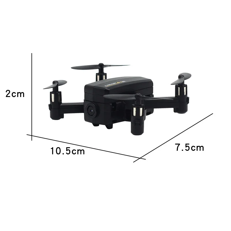 Мини-Дрон с камерой детский Радиоуправляемый квадрокоптер для селфи Дрон