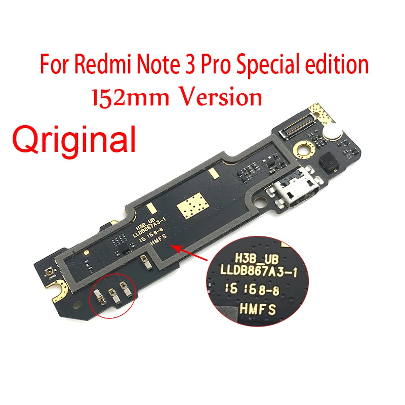 Для xiaomi Redmi Note 3 Note3 Pro USB док-коннектор, зарядный порт гибкий кабель USB зарядное устройство разъем для Redmi Note 3 Pro SE 152 мм