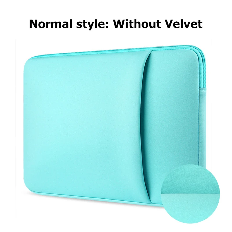 Blue without Velvet Сумка для ноутбука чехол для Macbook Air Pro 11 12 13 14 15 Xiaomi lenovo Asus Dell hp notebook Sleeve 13,3 15 15,6 дюймов, защитный чехол - Цвет: Blue without Velvet