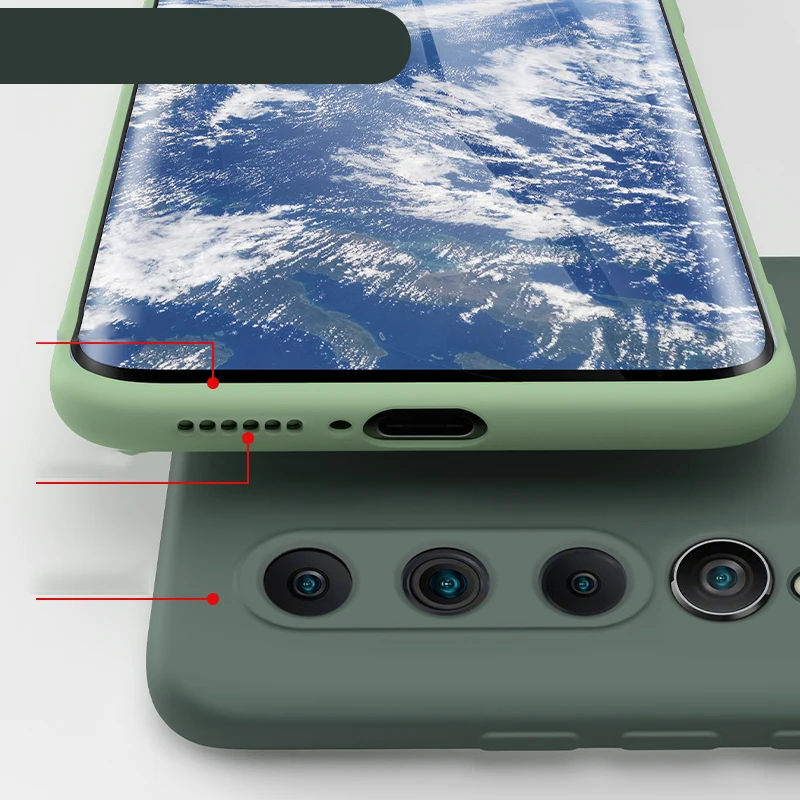 lovecom liquid silicon phone case for xiaomi redmi note 9 pro 8 pro 8t mi 10t pro 11 note 10 lite poco x3 nfc soft lanyard cover free global shipping