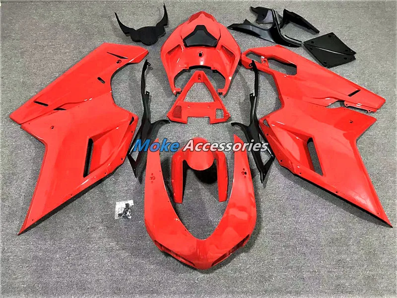 

Motorcycle Fairings Kit Fit For 848 1098 1198 2007-2012 Bodywork Set High Quality ABS Injection NEW Red