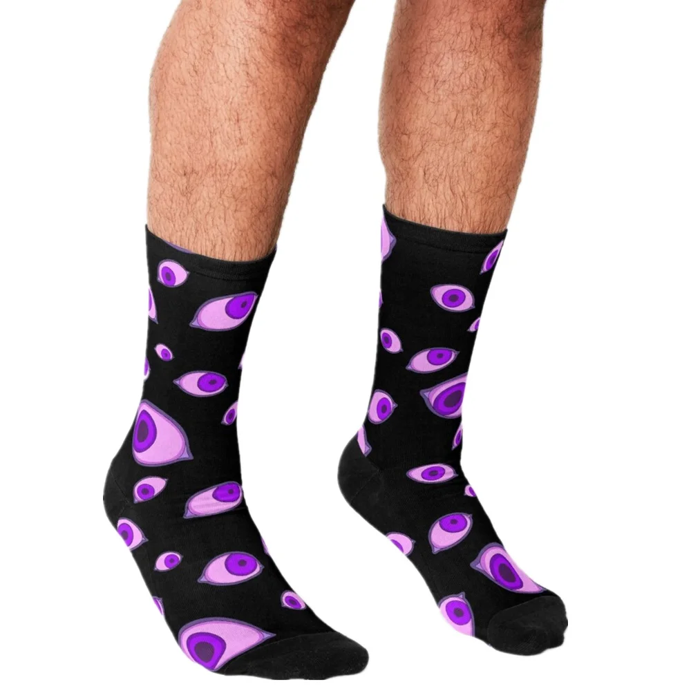 

2021 Funny Socks Men harajuku Rainbow leopard personality Socks Printed Happy hip hop Novelty Skateboard Crew Casual Crazy Socks