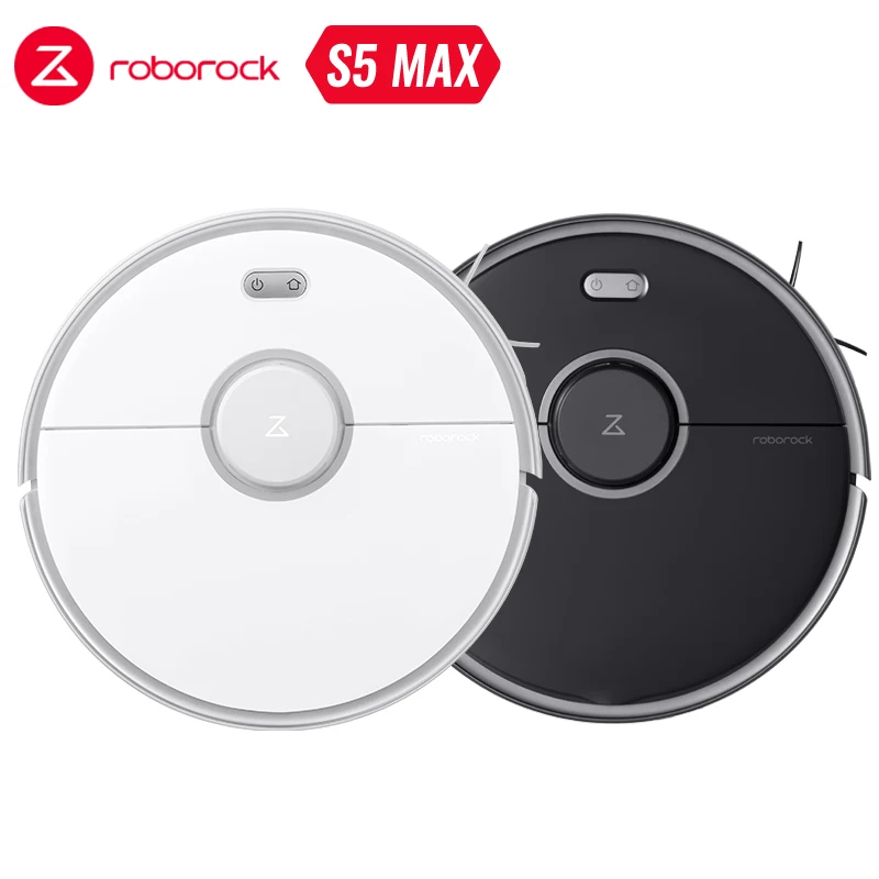 Робот-пылесос Roborock S5 Max с Wi-Fi и управлением через приложение | Бытовая техника