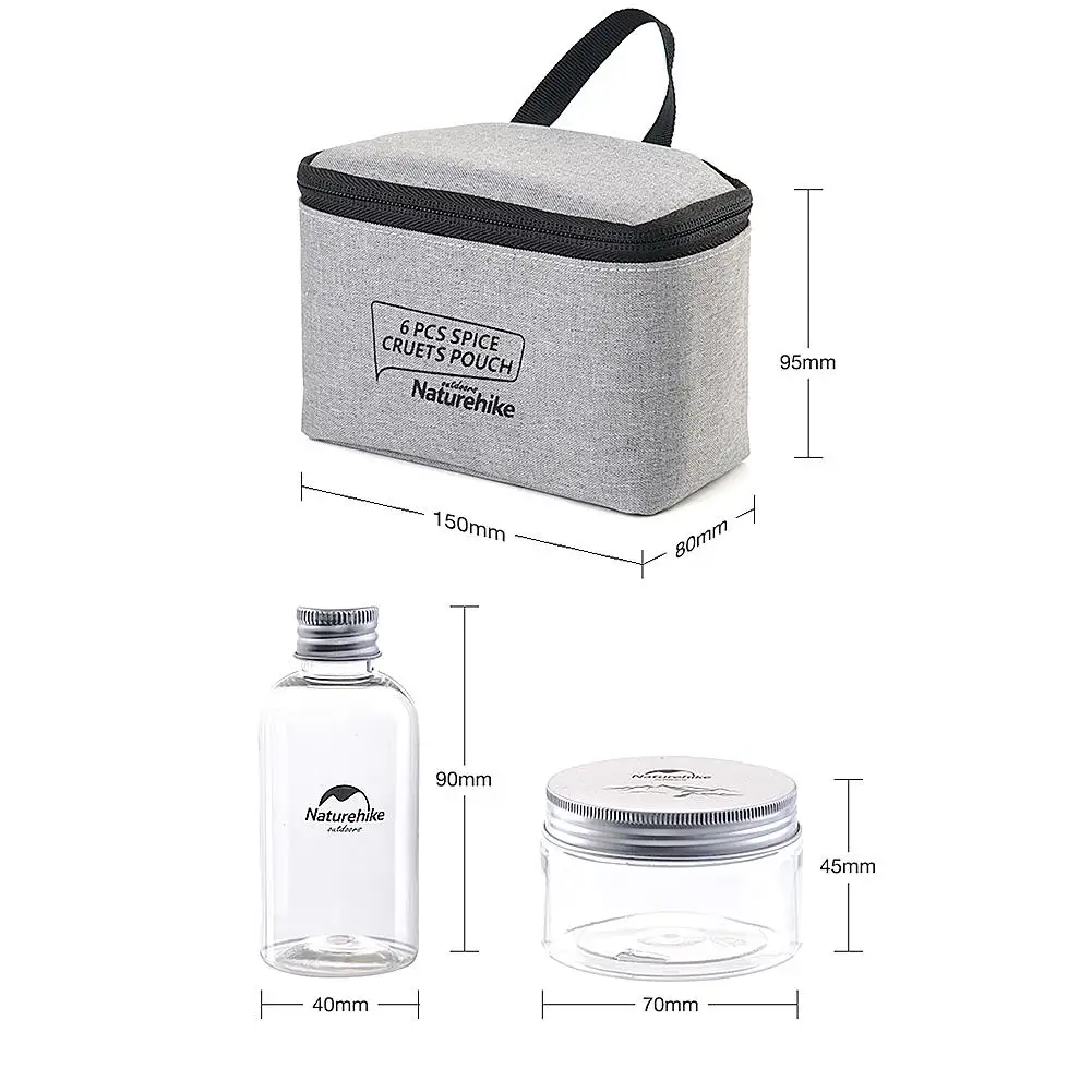 7 шт./набор портативные банки для специй и барбекю|Шейкеры перца| |