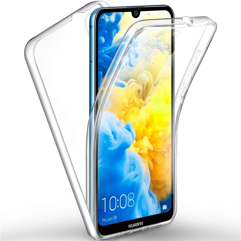 Двойной защитный чехол для Huawei Y5 2019 Honor 8S силиконовый телефона гелевый Чехол с