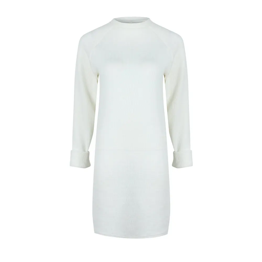 Модное повседневное черное белое красное свободное женское элегантное платье