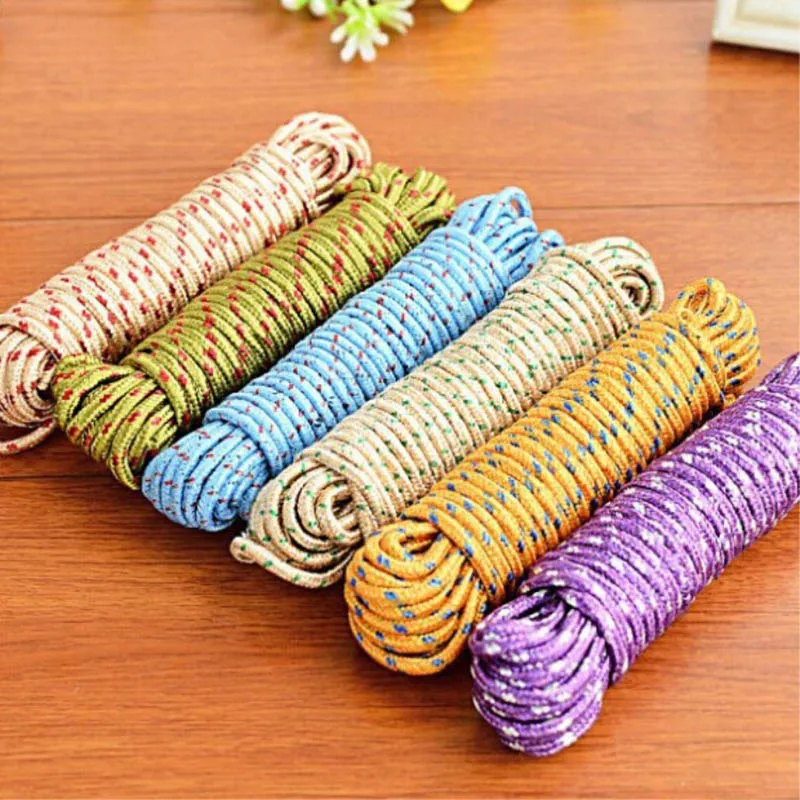 Веревка для одежды веревка сушки нейлоновая ветрозащитная вешалка шнур улицы