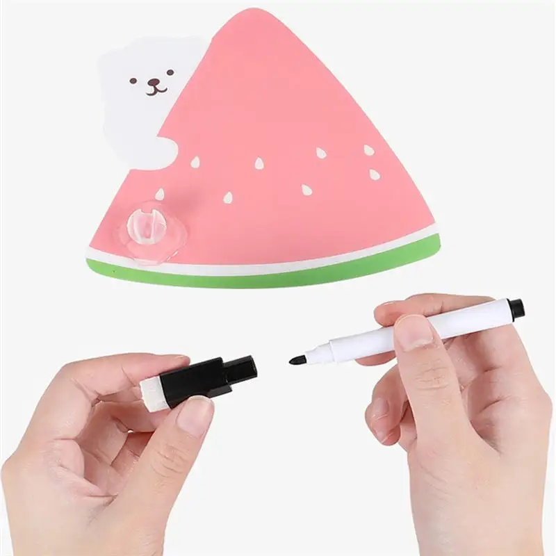 1 комплект милые перезаписываемые доски для сообщений с ручкой пасты холодильник