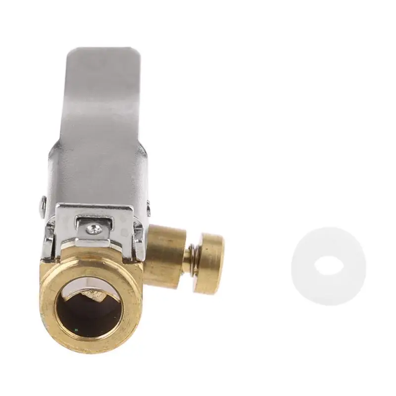 

Car Tire Inflator Chuck Air Compressor Pump Lock On Nozzle Fine Thread Deflation