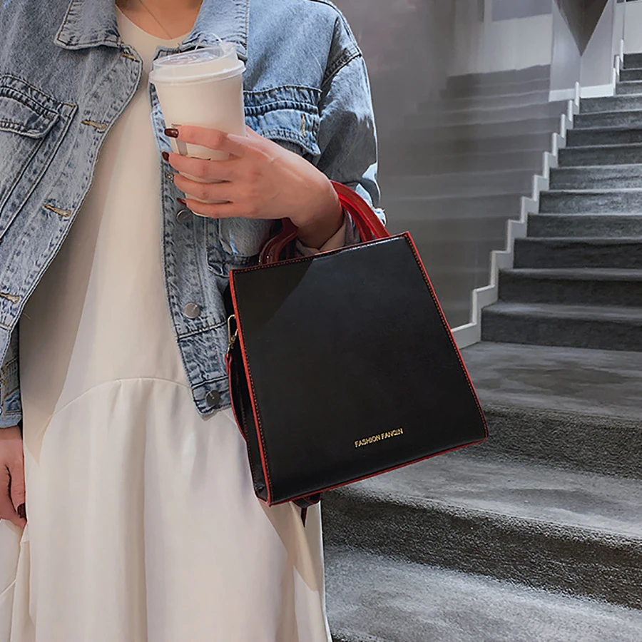 Модные женские сумки через плечо из искусственной кожи с ручкой в виде сердца