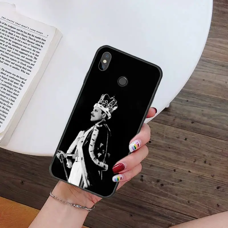 

Queen Freddie Mercury Phone Case For Xiaomi Redmi note 7 8 9 t k30 max3 9 s 10 pro lite high quality Anti-fall capa