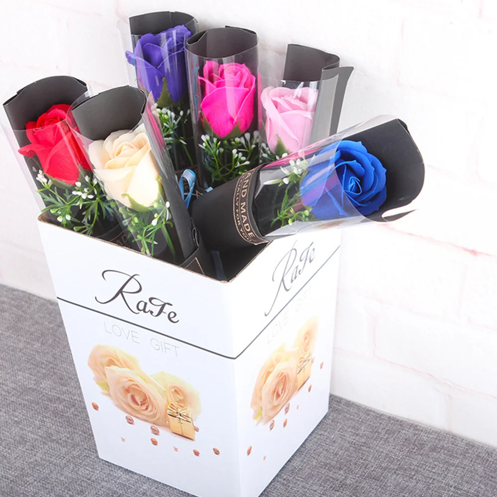 

15pcs Artificial Flower Silk Rose DIY Flower Arrangement Faux Single Branch Fake Rose Red Wedding Party Home Table Decor