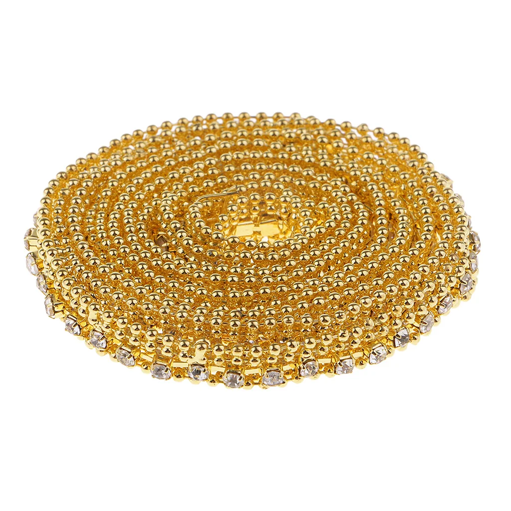 1 ярд горный хрусталь границы самоклеющиеся Декор Ленты Блестящая лента золотые