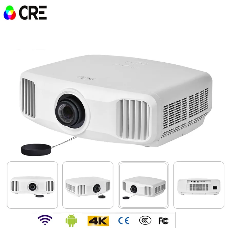 4K 3D wifi длительный срок службы высококонтрастный проектор 3LCD full HD синий зуб