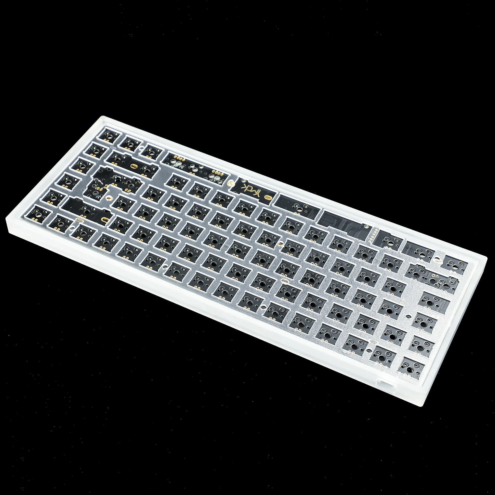 75% 84 PC Plate Polycarbonate ANSI ISO Layout  For KBD75 YMD75 V1 V2 V3 PCB Case 75V3 Mechanical Keyboard Laptop Keyboards