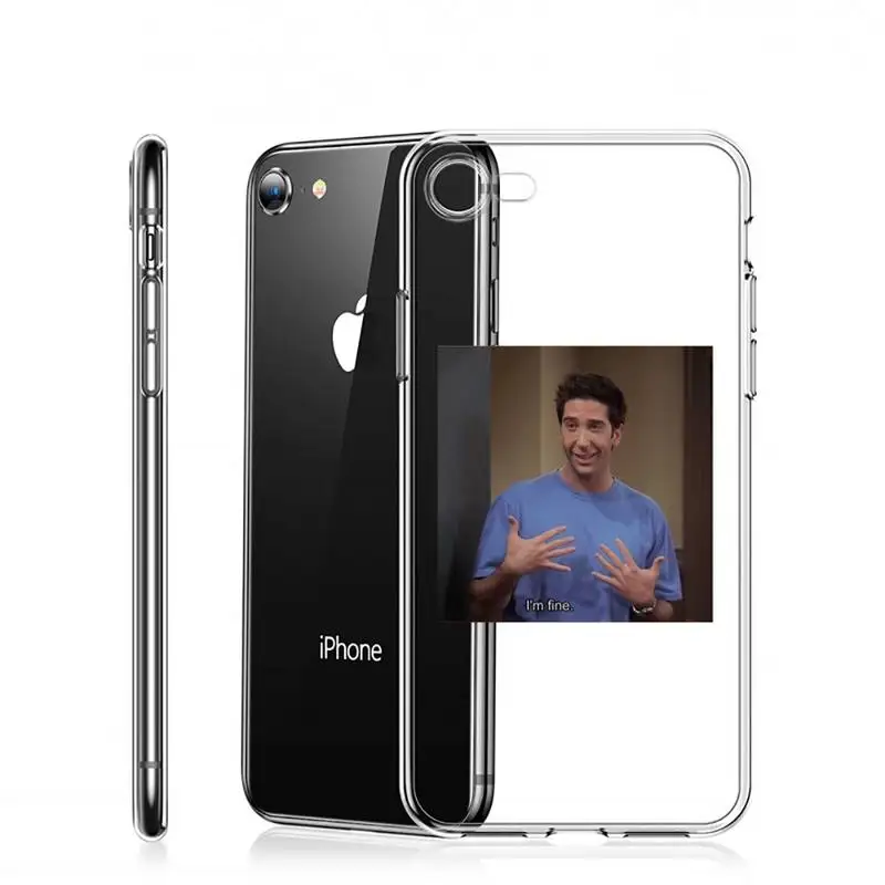 

friends tv show funny family Phone Case Transparent for iPhone Samsung A S 11 12 6 7 8 9 10 20 Pro X XS Max XR Plus lite