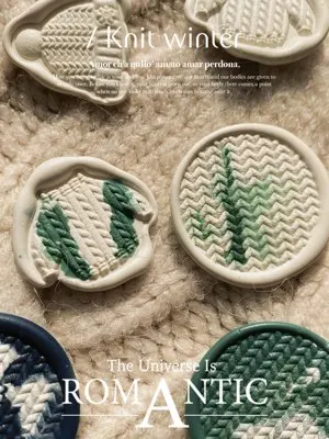 Креативная шапочка для свитера furring специальная форма восковая печать