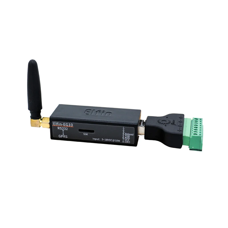 Маленький Elfin EG10 устройство последовательного порта подключается к сети Modbus TPC IP