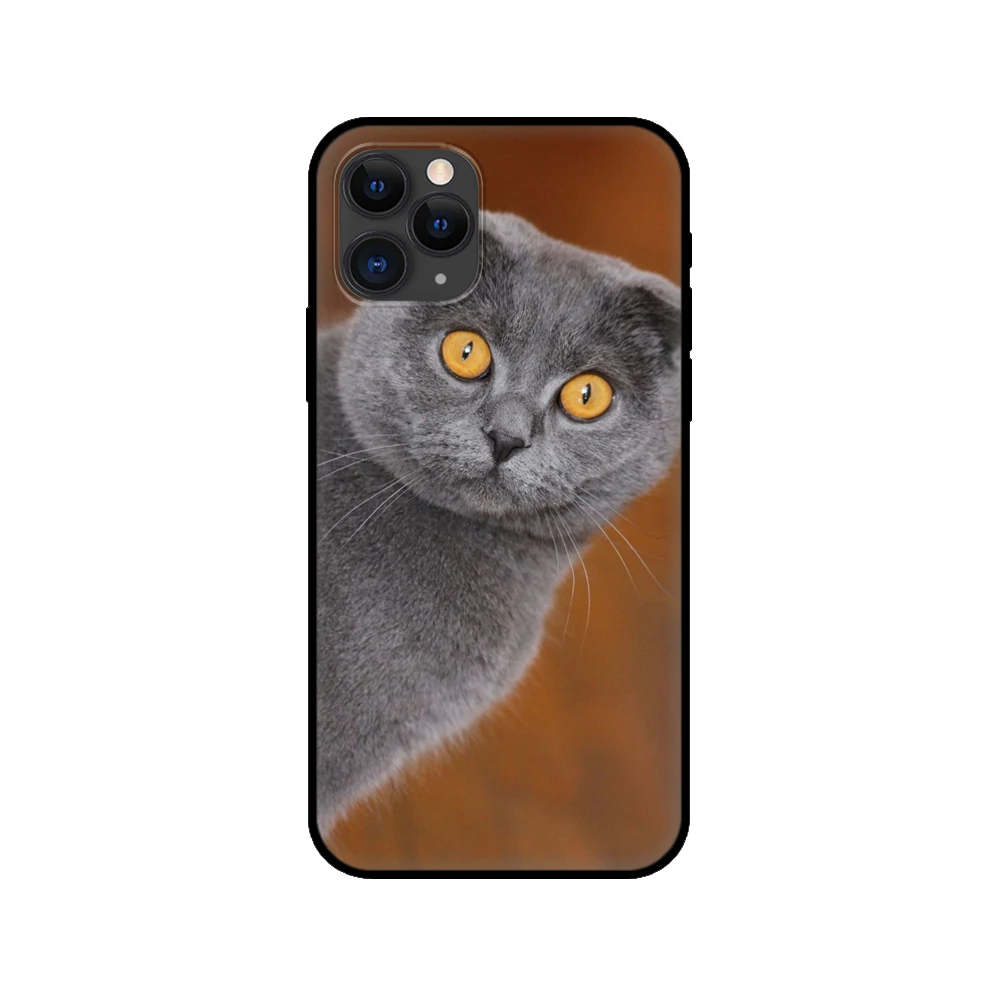 Черный чехол из ТПУ для iphone 5 5s se 6 6s 7 8 plus x 10 XR XS 11 pro MAX с изображением британского