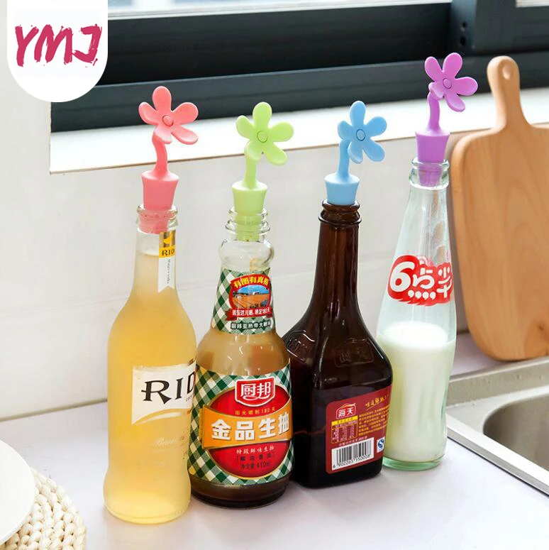 Силиконовый в форме цветка винная пробка для винной бутылки пробковая заглушка