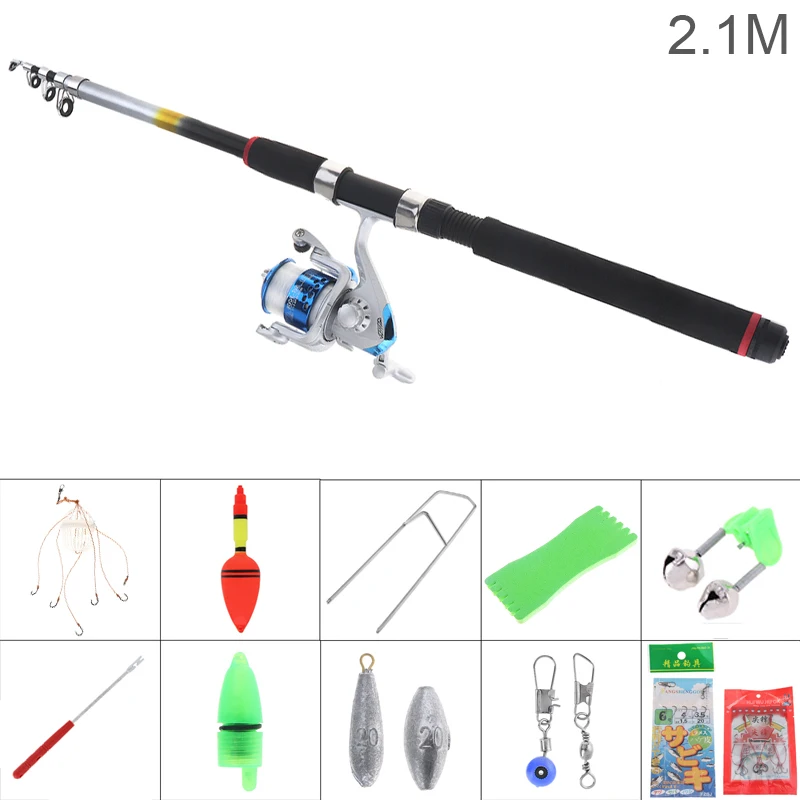 Катушка для удочки 2 1 м полный комплект катушка спиннинга серии 3000 набор с