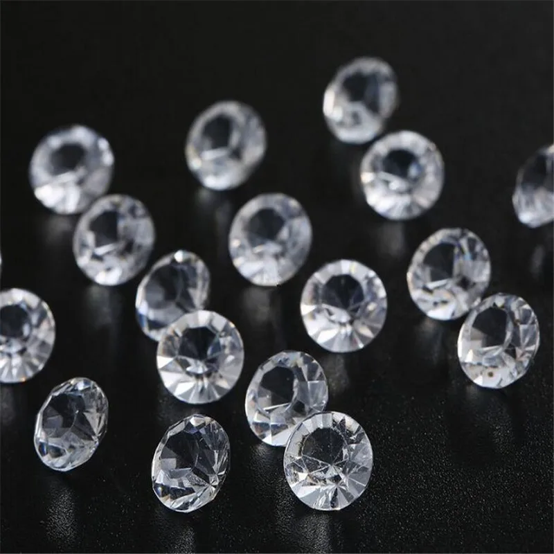 Акриловые бриллианты 1000PS 3 мм искусственные конфетти прозрачный кристалл