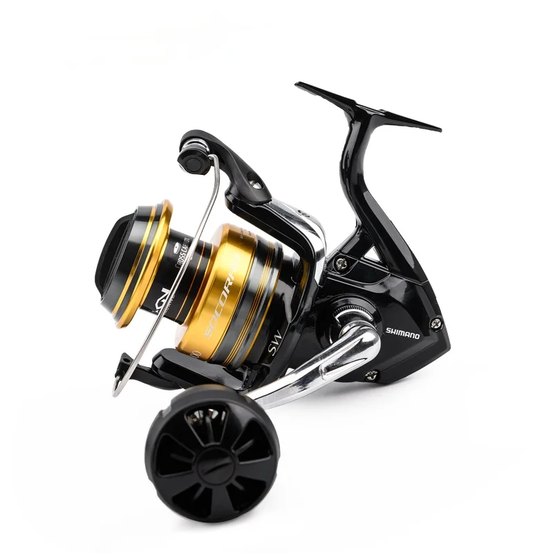 

SHIMANO NEW SOCORRO Saltwater Trolling Spinning Fishing Reel SW 5000 6000 8000 10000 10-12 (KG) Drag HAGANE X-SHIP