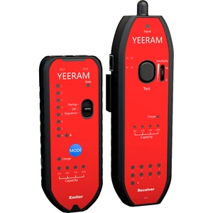 Portable YN-892 Network Cable Tester Rechargeable Wire LAN Network Cable Tester Electrical Line Finder Testing with LED Light