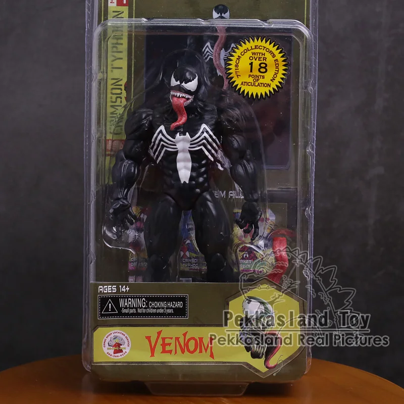NECA Legends Venom-figura de acción coleccionable, juguete de PVC, 18cm